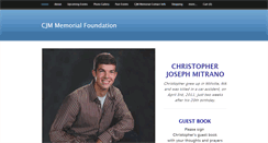 Desktop Screenshot of cjmmemorial.com